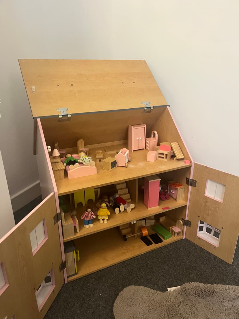 Picture of doll house for play therapy for children