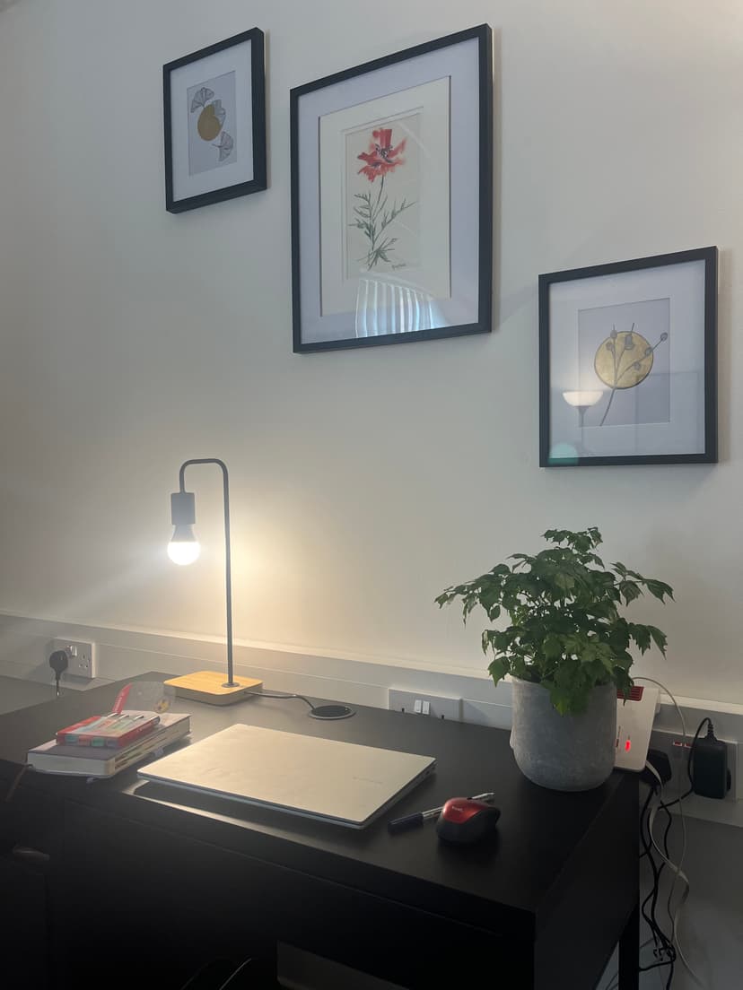 Picture of office with laptop